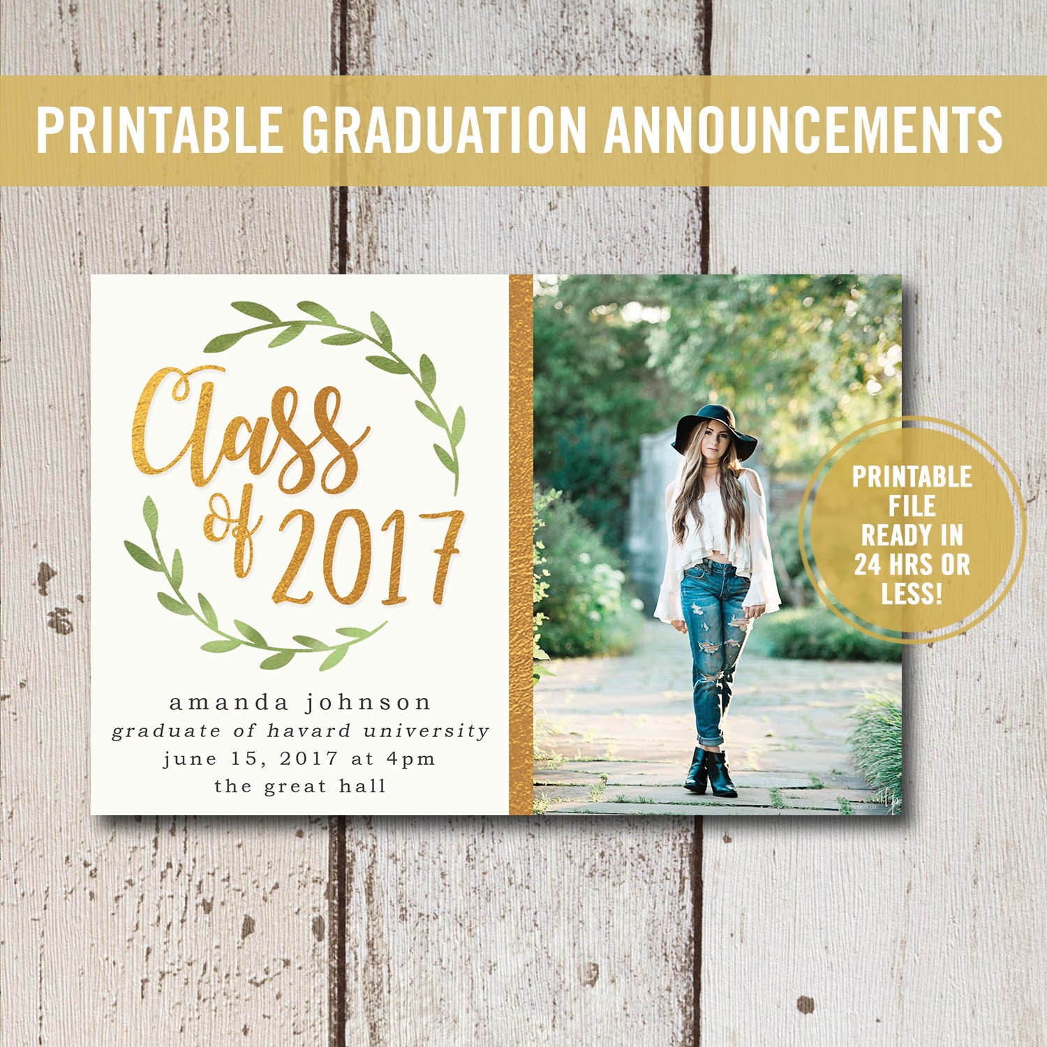 Printable Graduation Invitations 2017 2