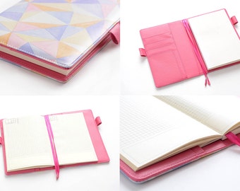 Hobonichi Planner, A5, PU Leather Cover, Keeper, Paper Insert Included - FREE Domestic SHIPPING