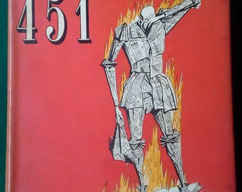 Fahrenheit 451 by Ray Bradbury. London: Rupert Hart-Davis, 1954. First UK Edition.