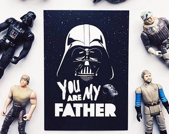 Valentine's Day Card Darth Vader funny valentine star