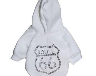 Dog Clothes - Route 66 Dog Sweater, High Quality Super Soft Cotton Pet Clothes