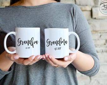 New Grandparents Gift - Grandparents Mug - New Grandma Gift - New Grandpa Gift - Father's Day - Father's Day Mug - custom coffee mug