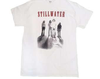 Stillwater T-shirt As The Band Is Given In Almost Famous Movie Tour Shirt Music Merch Still Water Penny Lane Russell Hammond Adult White