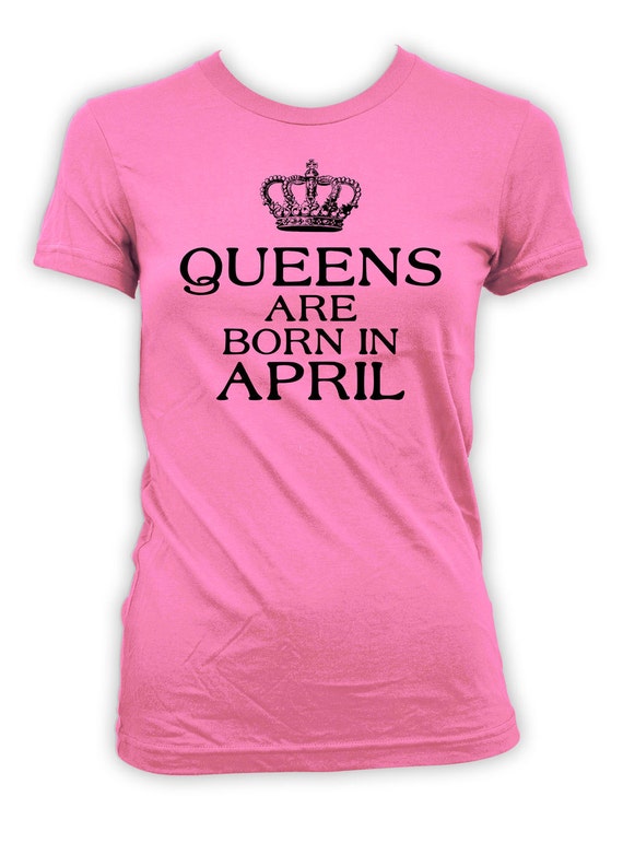 April Birthday Gift Custom Month Bday T Shirt Personalized