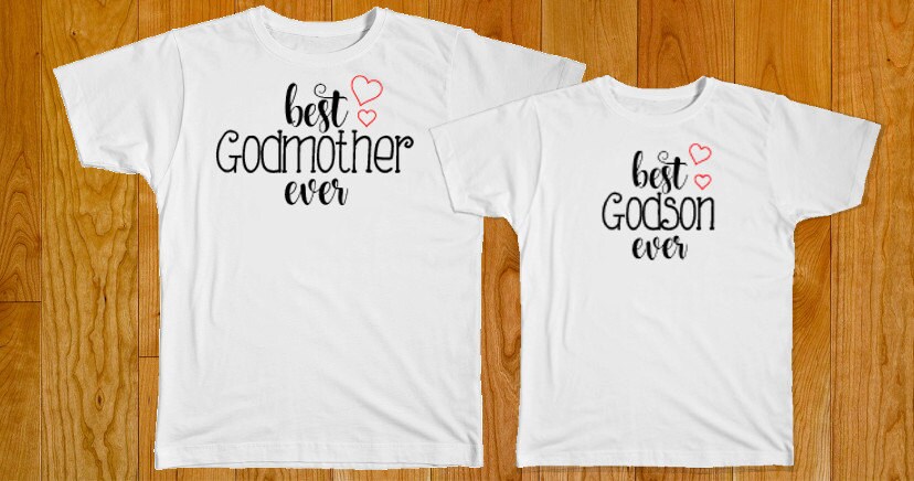 Best Godmother Godson Ever Matching Godmother Godson Shirts