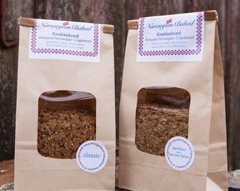 Knekkebrød Sampler - 2 bags of Norwegian Crisp Bread