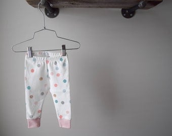 thumbnail: GoBabyGo Baby Leggings – Met Antislip Knieën, Zandkleur | Voor Baby’s 6-12 Maanden, Zacht Stretchkatoen