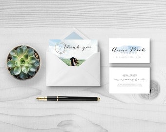 The Essentials Package Add On Business Card and Thank You Card Marketing Branding Logo Photographer Photography Small Business