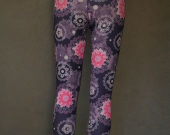 lotus flower yoga pants