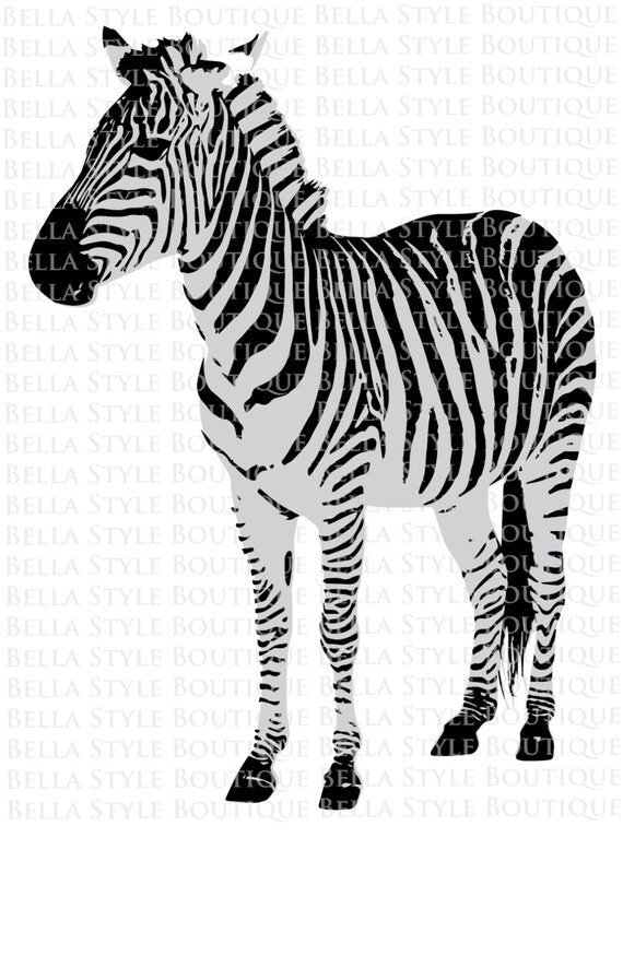 Zebra svg cut file