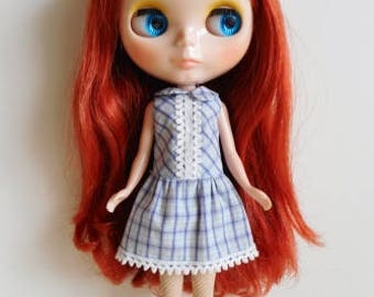 Drop waist plaid dress for Blythe