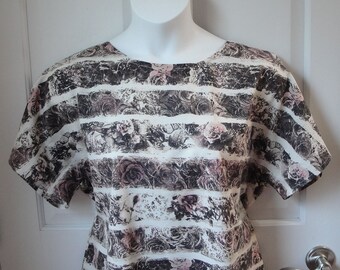 S & M -- Post Surgery Clothing - Shoulder, Breast Cancer, Mastectomy, Heart / Adaptive Clothing / Broken Arm / Breastfeeding -Style Tracie
