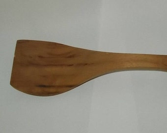 Vintage Primitive / Hand Crafted Wood Butter Paddle-10-1/4" Long-Very Good Condition