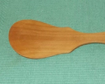Vintage Primitive / Hand Crafted Wood Butter Paddle-8-1/4" Long-Very Good Condition