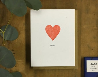 Love Card - Extra - Love Card - Anniversary Card - Funny Love Card - Card for Friend