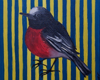 MOD BIRD Oil Painting