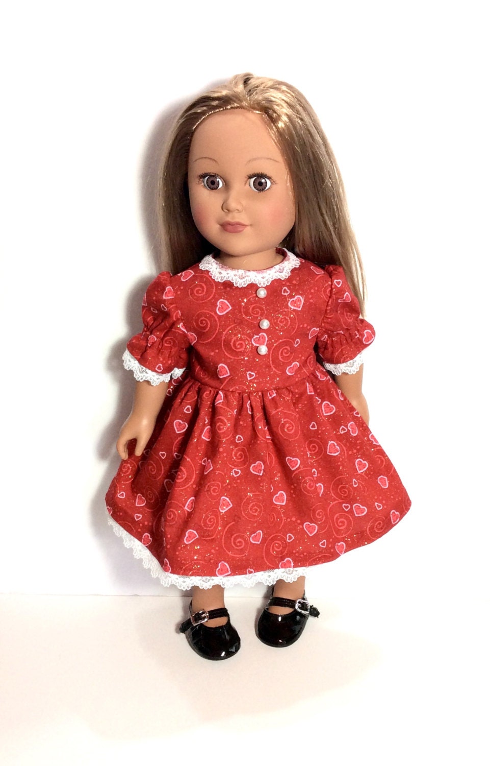 doll with red dress
