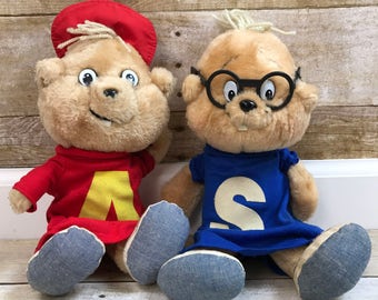 simon alvin and the chipmunks plush