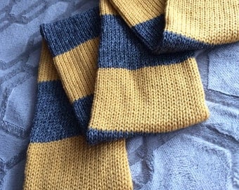 Hufflepuff Scarf, Pittsburg Steelers scarf, New Orleans Saints Scarf, Harry Potter scarf, Hogwarts scarf
