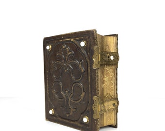 1860s Leather Photo Album Complete CDV Antique Photo Album Early 1800s Photo Album Tin Type CDV