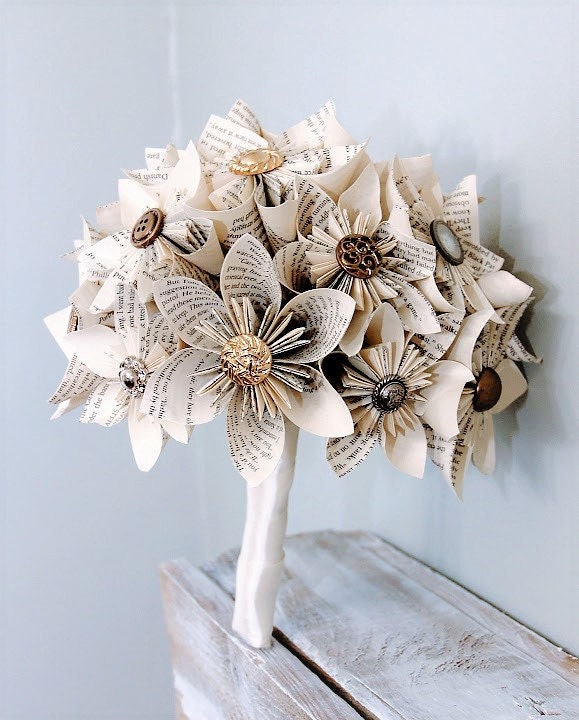 Paper Wedding Bouquet Alternative Bouquet Kusudama bouquet