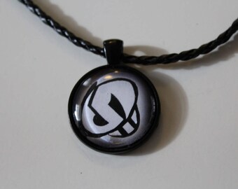 Team Skull Cabochon Necklace