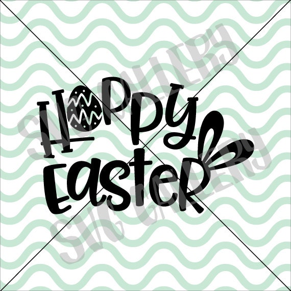 Download Easter SVG Hoppy Easter SVG bunny svg Easter bunny svg