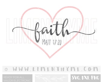 Matthew Matt 17:20 Faith as small as a mustard seed SVG /Faith of a mustard seed / Faith Hope Love Jesus Religious svg/Cut files/Bible Verse