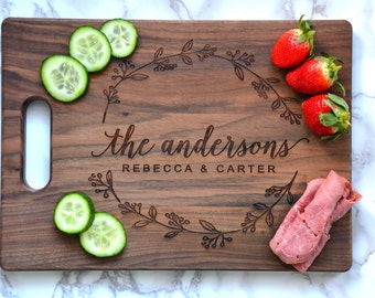 Bridal Shower Gift Personalized Cutting Board, Wedding Gift for Bride, Wedding Shower Gift, Bridal Shower Gift for Bride, Cutting Board