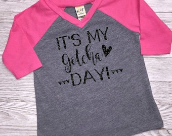 It's My Gotcha Day Shirt | Optional Bow | Adoption Shirt | Forever Family Shirt | Adoption Annoucement | Adoption Gift | Worth The Wait