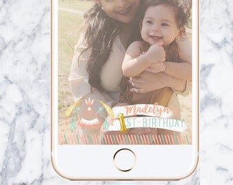 Bohemian Snapchat Birthday Geofilter