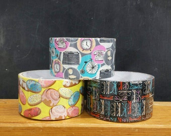 Decorative Duct Tape Donuts Retro Eyeglasses Vintage Style Design CHOOSE ONE Gifts DIY Planners Art Cards Paper Crafts Scrapbooking Supplies