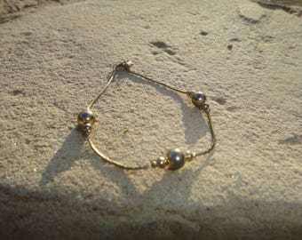 Vintage anklet ball anklet bracelet Vintage jewelry Vintage