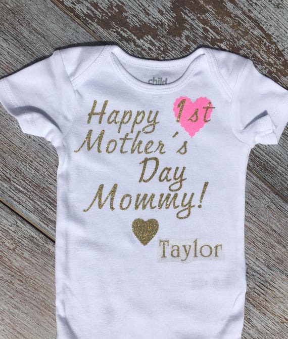 Download Happy first mother's day onesie personalize first