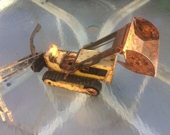 Tonka Bulldozer and Trencher (Rusty Magic)