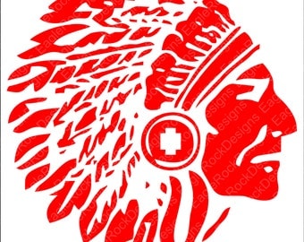 Warrior Head| SVG| DXF| EPS| Png| Cut File| Warriors Svg| Football| Basketball| Mascot| Silhouette| Cricut| Vector File| Instant Download