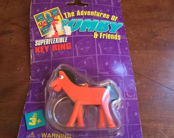 Trendmasters Vintage Pokey Keychain/Vintage Gumby and Friends Keychain
