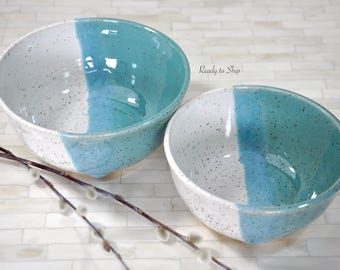 Pottery, Pottery Bowl, Pottery Serving Bowl, Wheel Thrown Pottery, Pottery Nesting Bowls, Modern, Functional Pottery, Mixing Bowl, Kitchen