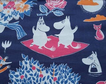 Moomin fabric. 50 cm x 50 cm./20" x20"