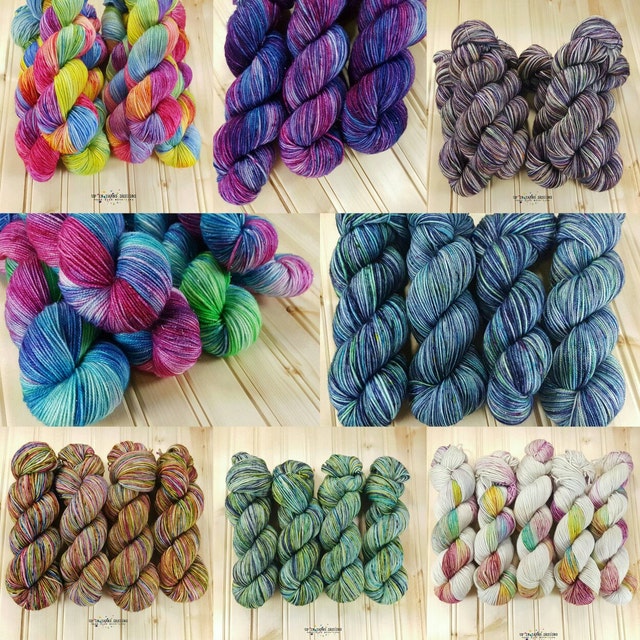 Indie dyed yarn for the discriminating yarn by UpInYarnsDesigns