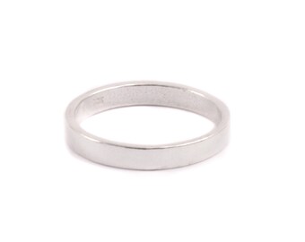 Thin Sterling Silver Ring Stamping Blank, Size 9 for Metal Stamping DIY Jewelry, Jewelry Making Tools & Supplies from Beaducation (SS505)