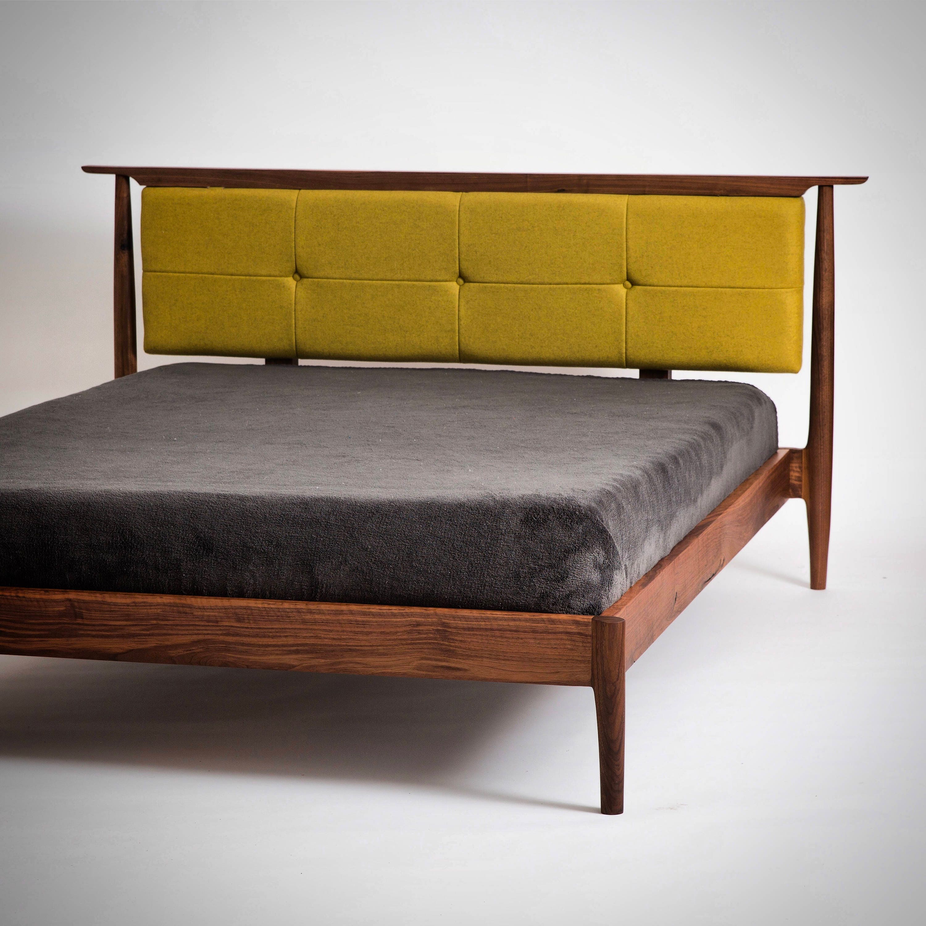 Mid Century Modern Storage Bed // Danish modern bed