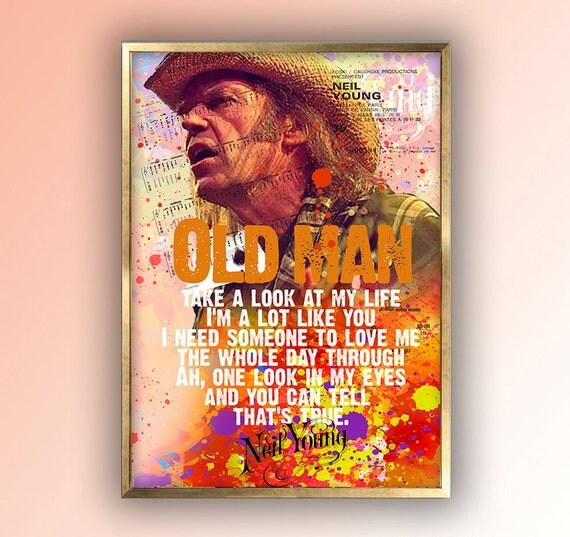 Old Man Lyrics of Neil Young from Harvest Album Neil