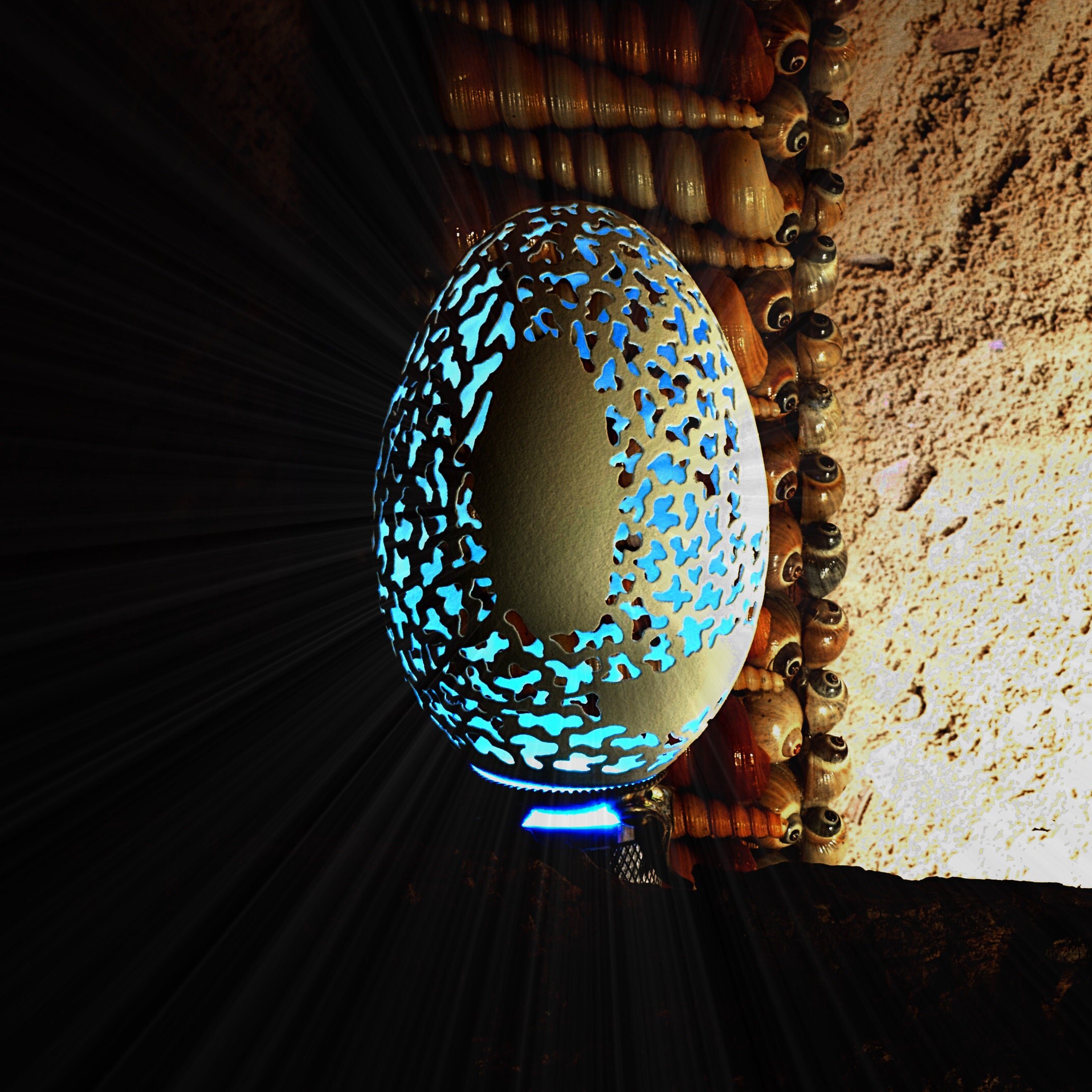 Elephant.........a carved egg by Cheryl.....My Egg and