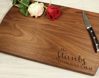Personalized cutting board-1,Engraved cutting board,Personalized wedding gift, cuttingboard, for couples, housewarming gift, engagement gift