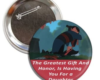 Custom Mulan 3 Inch Pins