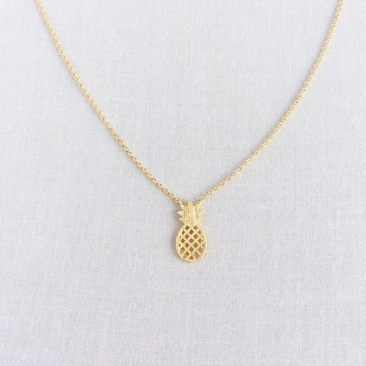 Pineapple Necklace Gold Pineapple Necklace Pineapple
