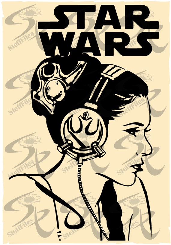 Download 0532_Princess LEIA Star wars Vector Signature
