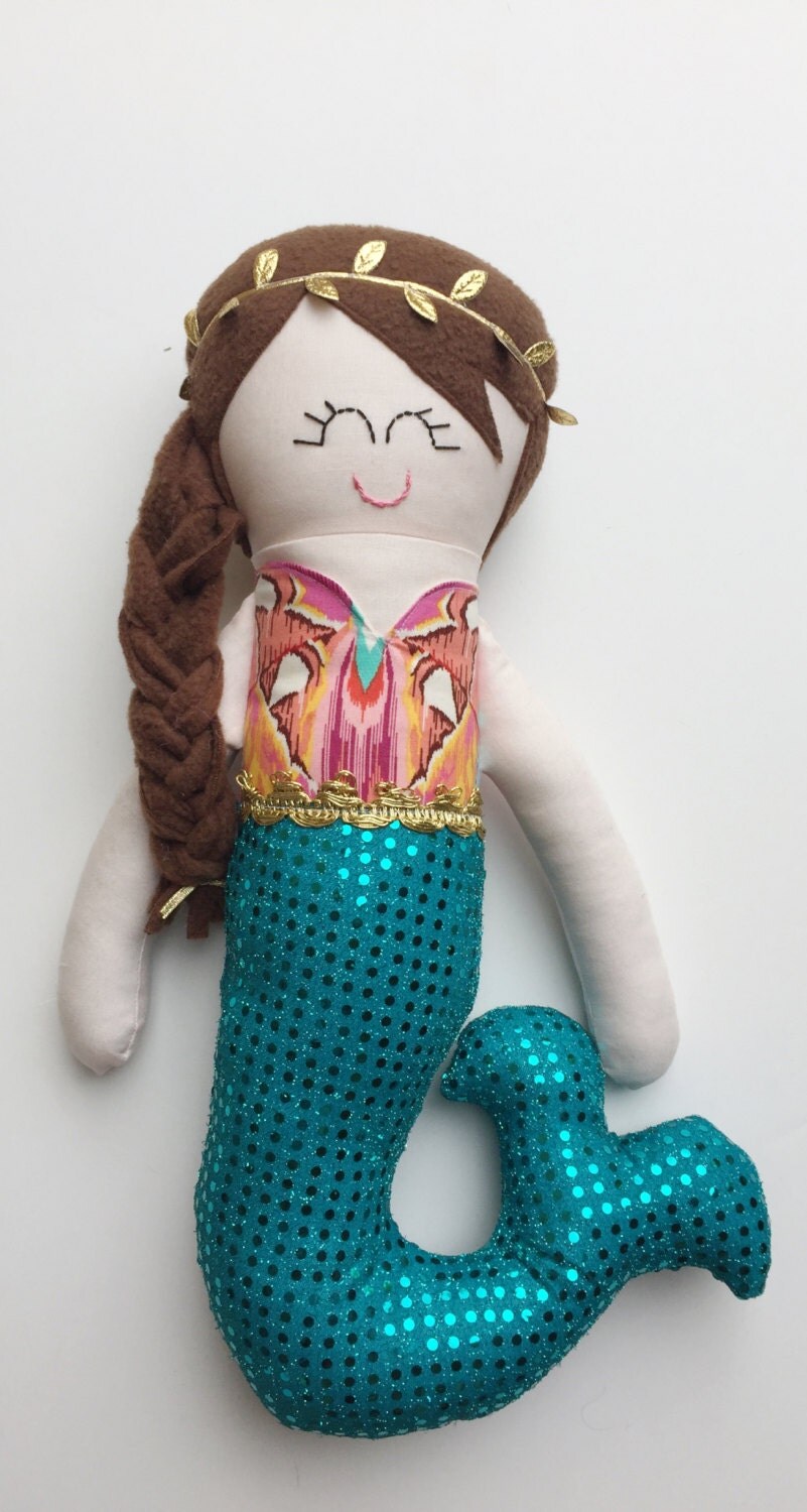 Handmade Mermaid Doll Ready to Ship