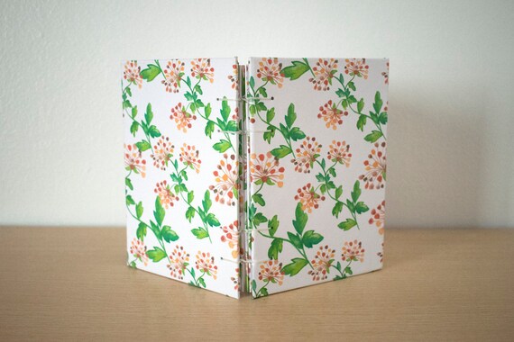 A6 blank notebook, Handmade notebook, Blank pages notebook, Cute notebook, Handmade diary, Hardcover notebook, Drawing book
